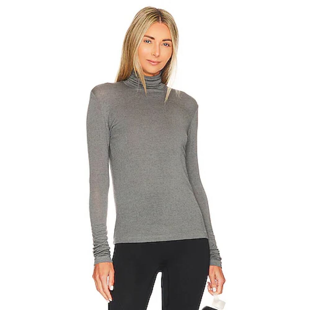New Alala Washable Cashmere Turtleneck in Grey Women's Size M